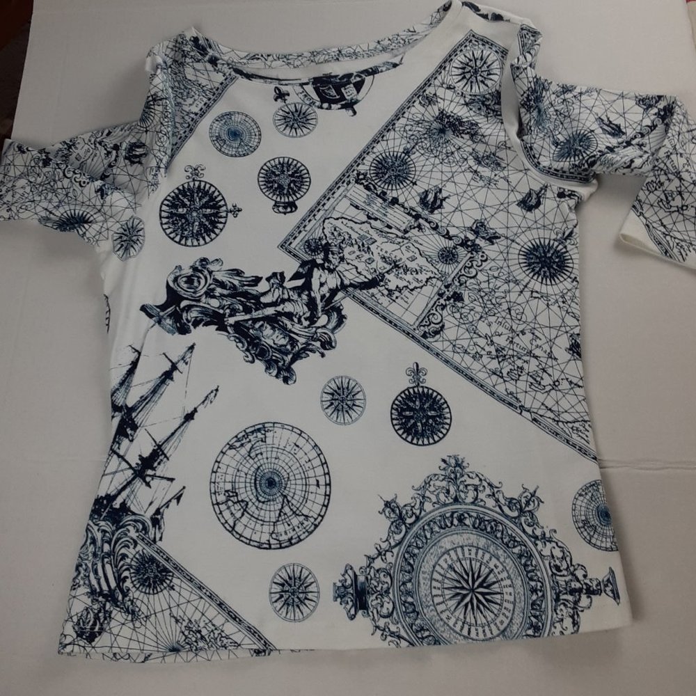 Talbot's Large Compass Top (can bundle 3/30) - Picture 2 of 5